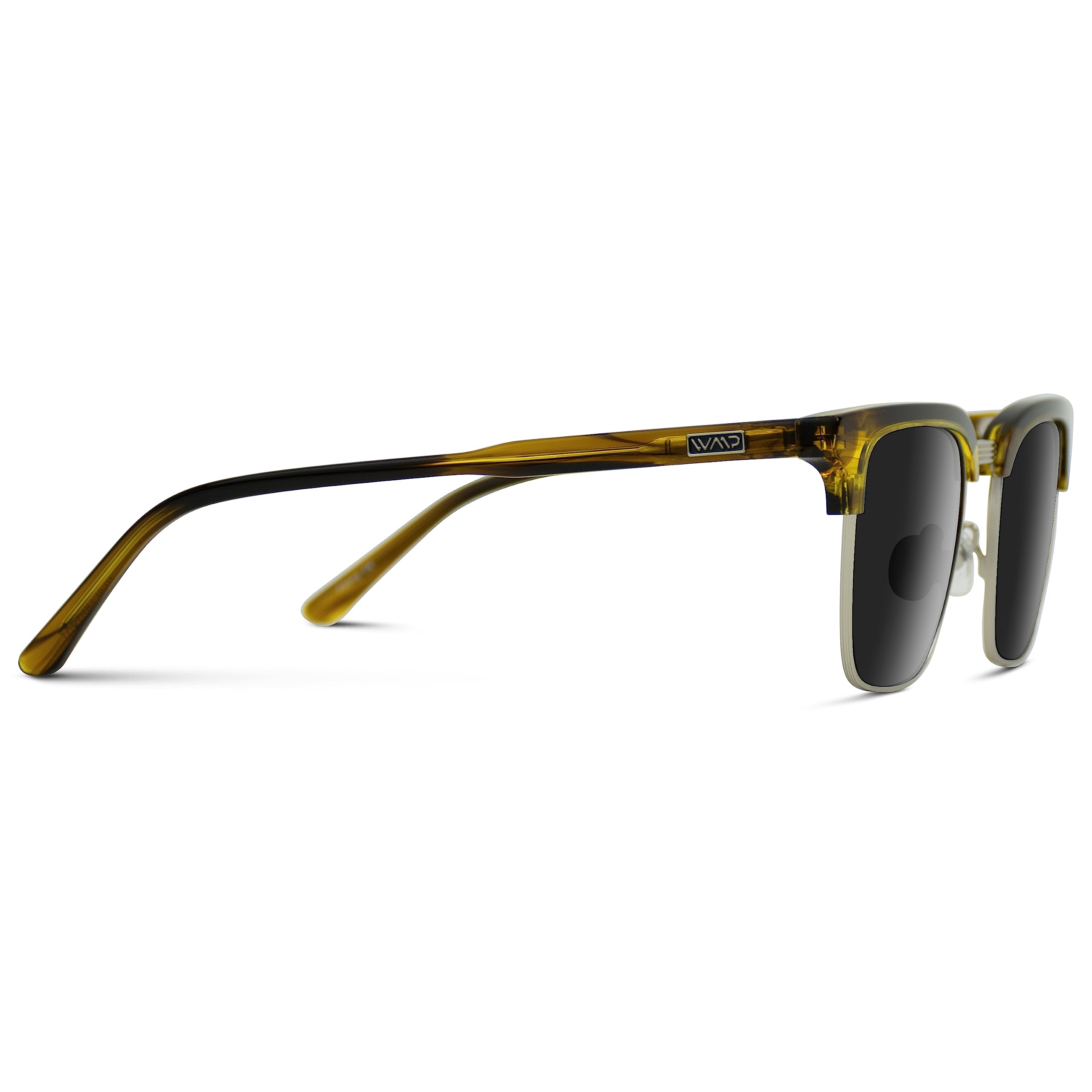 WearMe Pro - Modern Semi-Rimless Rectangular Polarized Trendy Sunglasses for Men and Women - Image 9