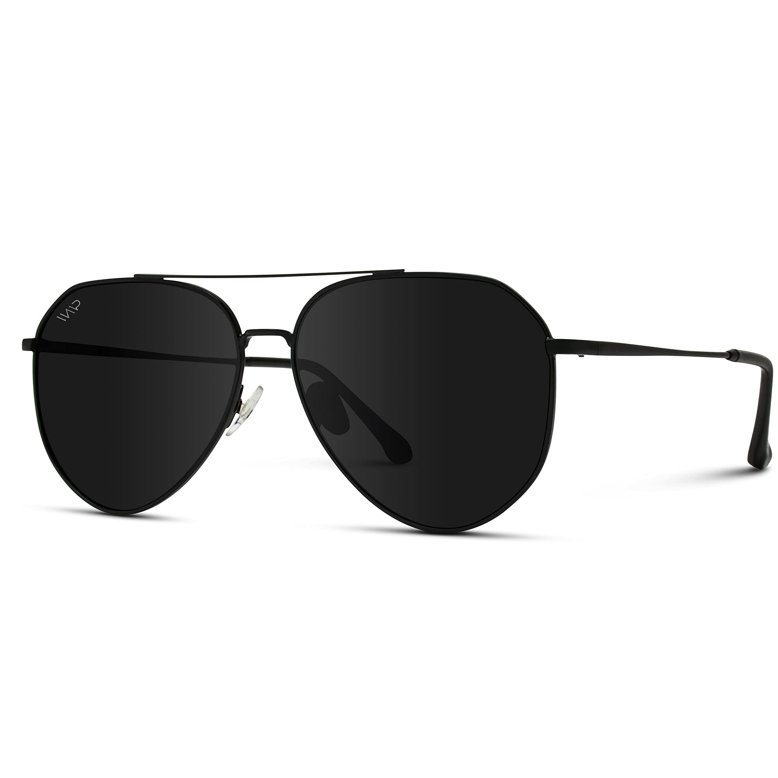 WearMe Pro Polarized Aviator Sunglasses for Women and Men | UV Protection | Reflective Lens | Pink, Blue, Black Aviators - Image 4