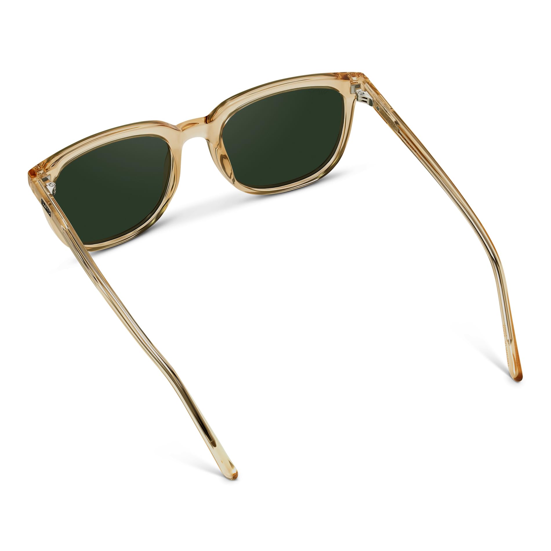 WearMe Pro Polarized Classic Retro Flat Square Unisex Sunglasses - Image 9