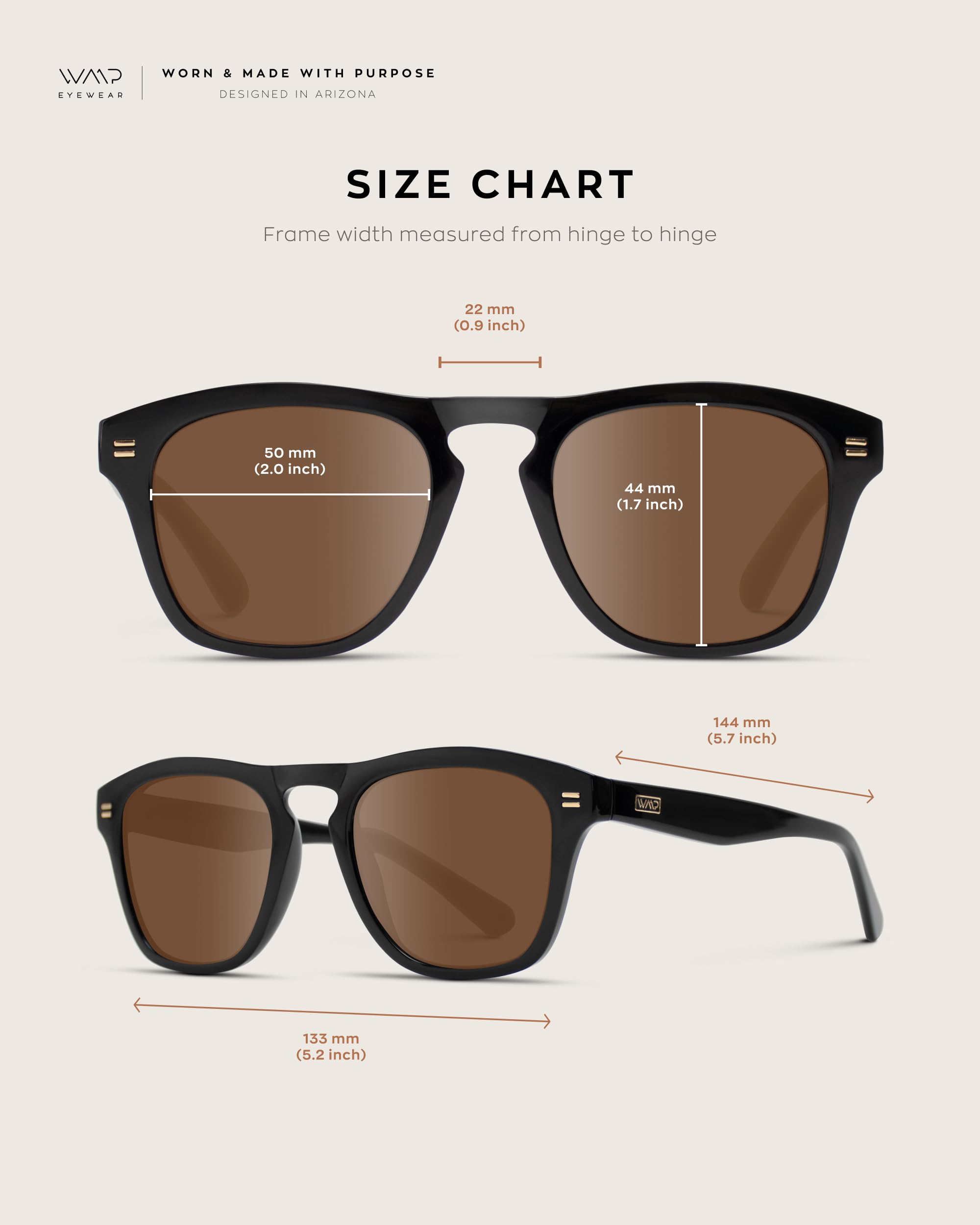 WearMe Pro - Polarized Retro Large Rectangular Mens Sunglasses - Image 6