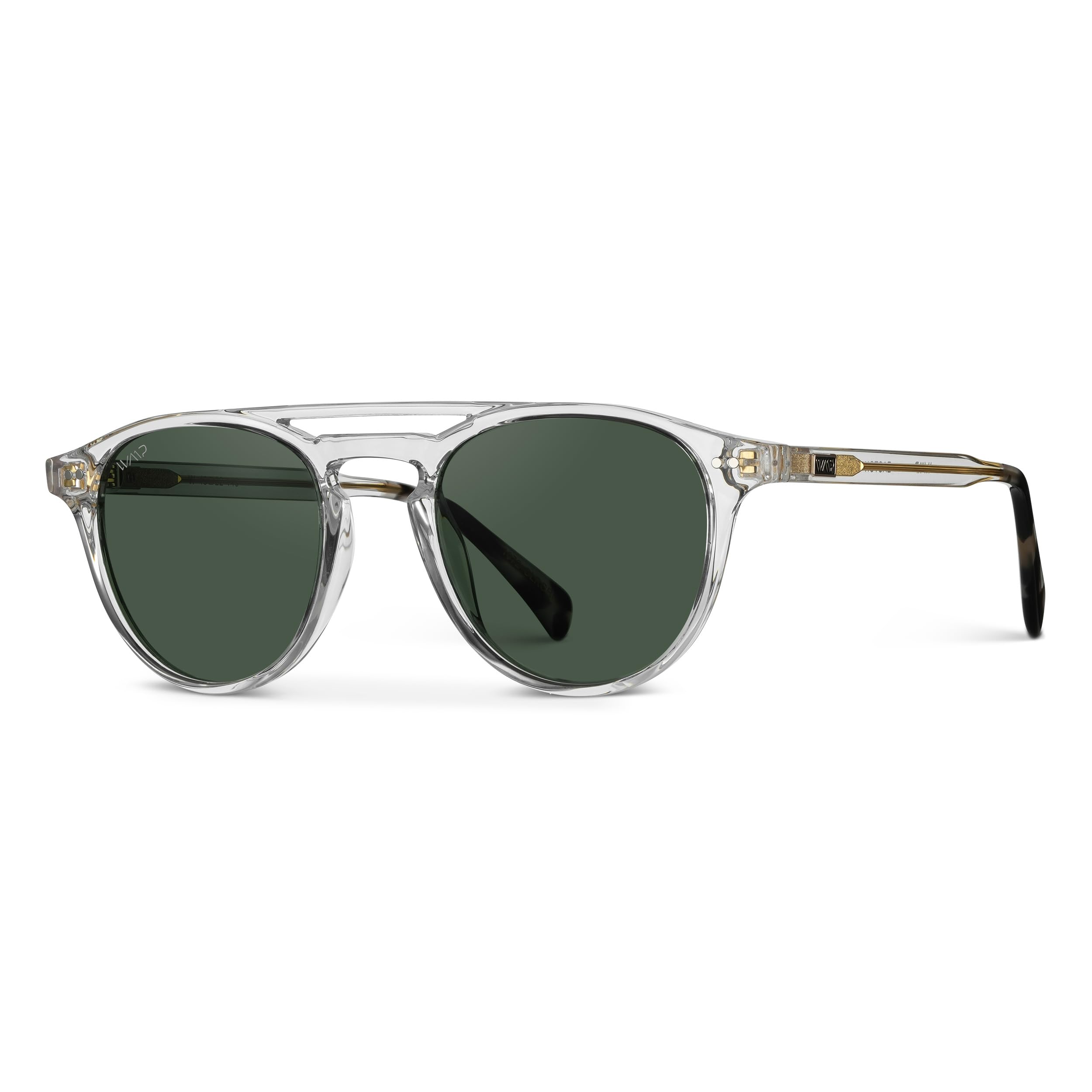 WearMe Pro - Urban Men's Square Sunglasses – Narrow Fit: Double Bridge Design, Modern Round Frames & Polarized Lenses - Image 7